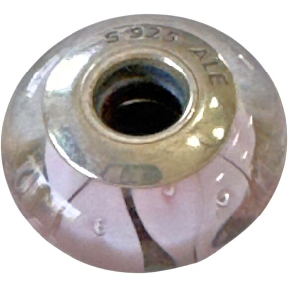 Pandora Murano Pink Round Bracelet Jewelry Charm. - Picture 5 of 7